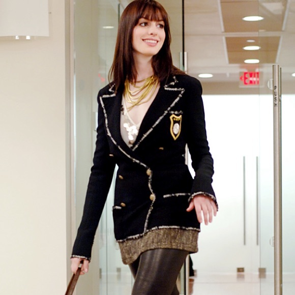 CHANEL Iconic 2005 Runway Embellished Midnight Blue Wool Blazer Vintage Jacket M - Picture 4 of 11